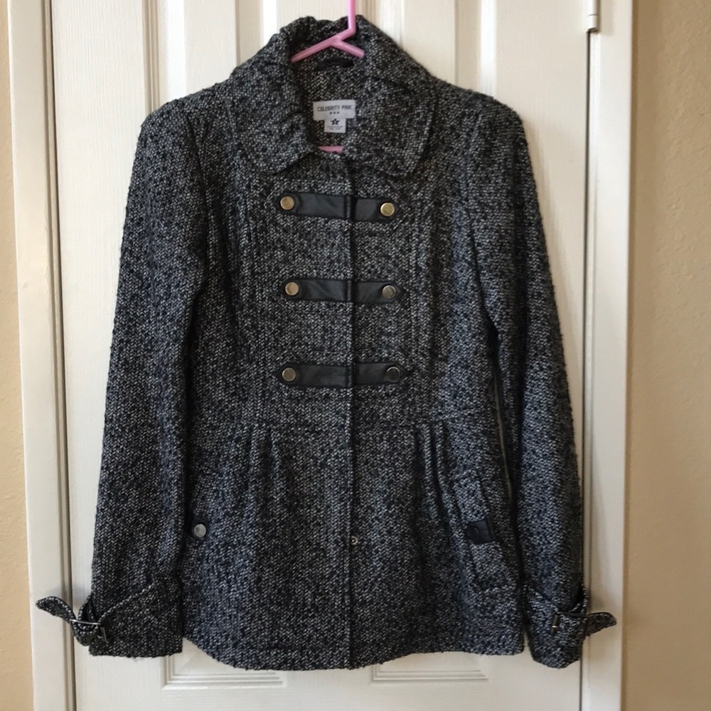 Tweed military style jacket